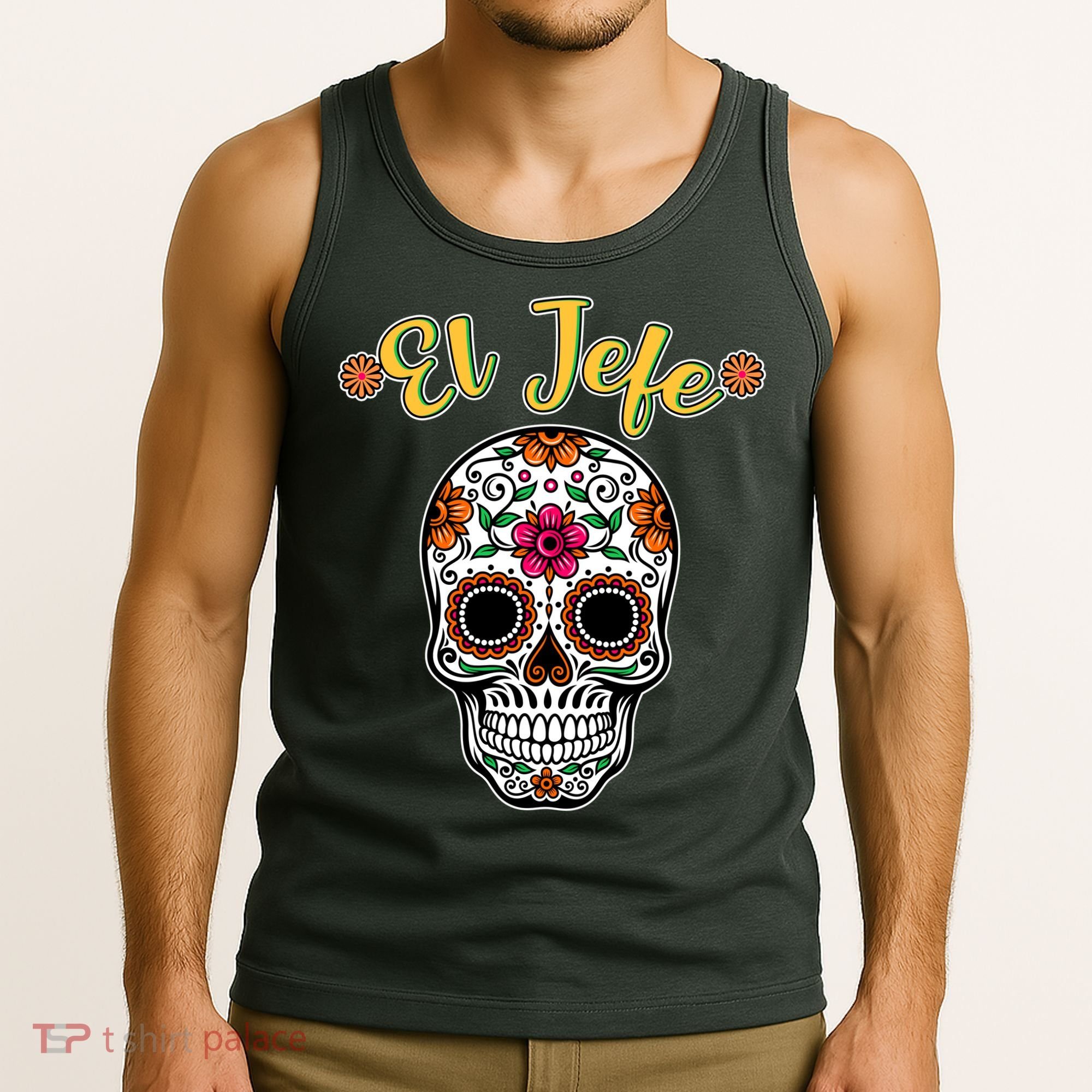 El Jefe Dia De Los Muertos Tank Top