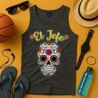 El Jefe Dia De Los Muertos Tank Top thumb 4