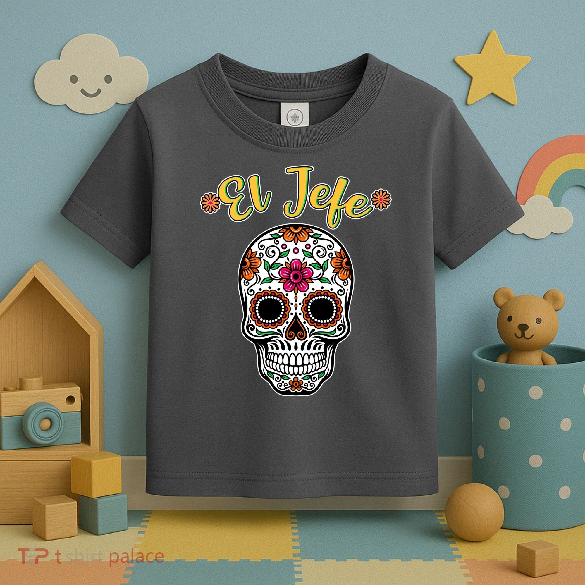 El Jefe Dia De Los Muertos Toddler T-Shirt