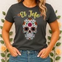 El Jefe Dia De Los Muertos Women's T-Shirt thumb 2