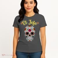 El Jefe Dia De Los Muertos Women's T-Shirt thumb 4
