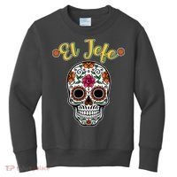 El Jefe Dia De Los Muertos Kids Sweatshirt thumb 0