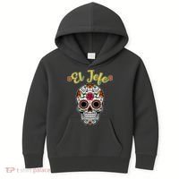 El Jefe Dia De Los Muertos Kids Hoodie thumb 0