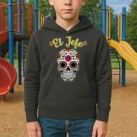 El Jefe Dia De Los Muertos Kids Hoodie thumb 2