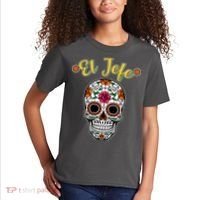 El Jefe Dia De Los Muertos Kids T-Shirt thumb 2