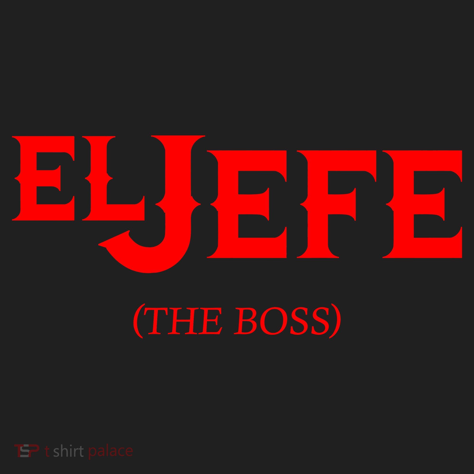 El Jefe (The Boss) Funny Text Logo Women's Sweatshirt