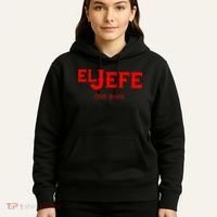 El Jefe (The Boss) Funny Text Logo Hoodie thumb 5