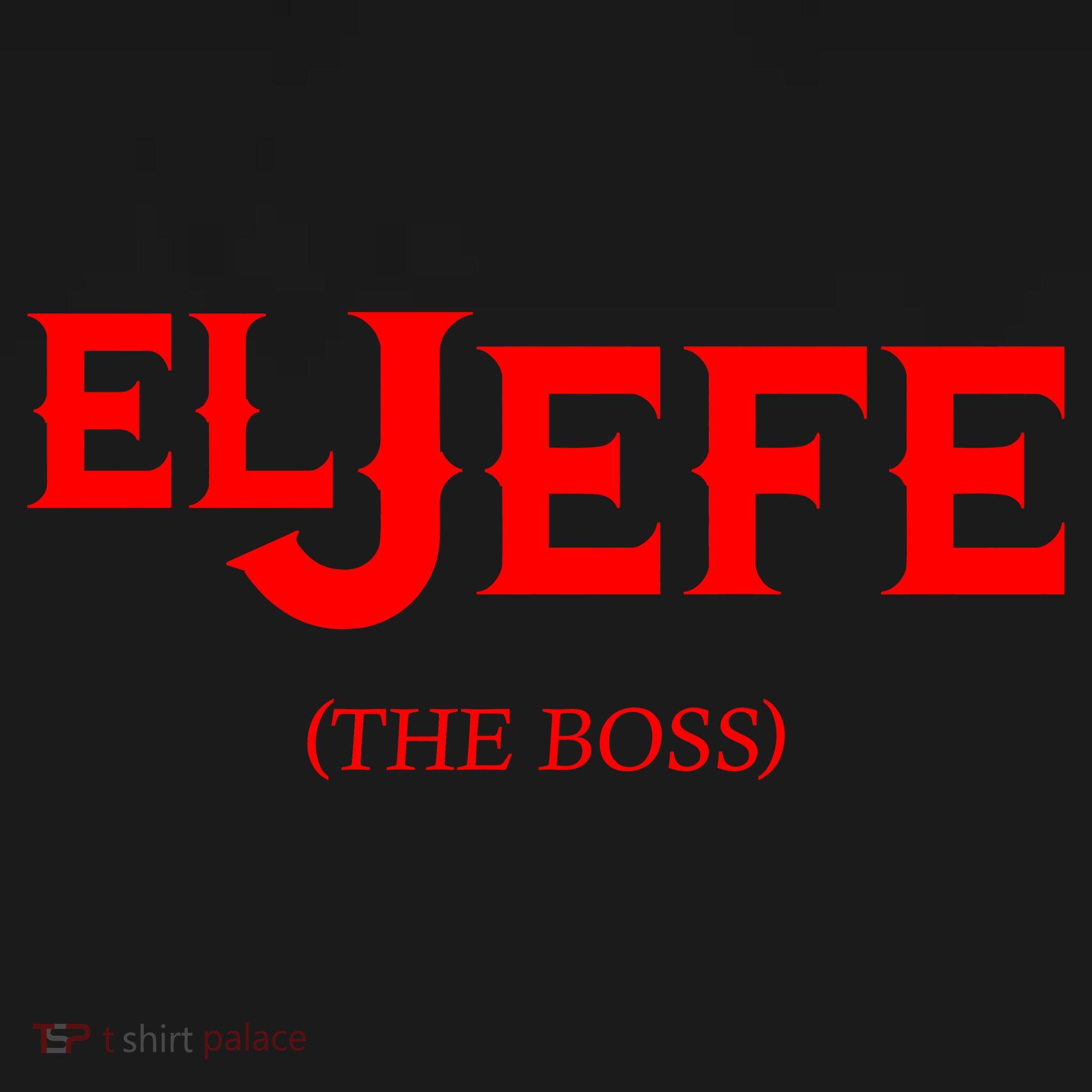 El Jefe (The Boss) Funny Text Logo Pajama Set