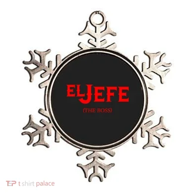 El Jefe (The Boss) Funny Text Logo Ornament