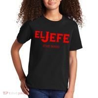 El Jefe (The Boss) Funny Text Logo Kids T-Shirt thumb 2