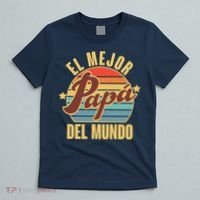 El Mejor Papá Del Mundo Vintage T-Shirt thumb 5