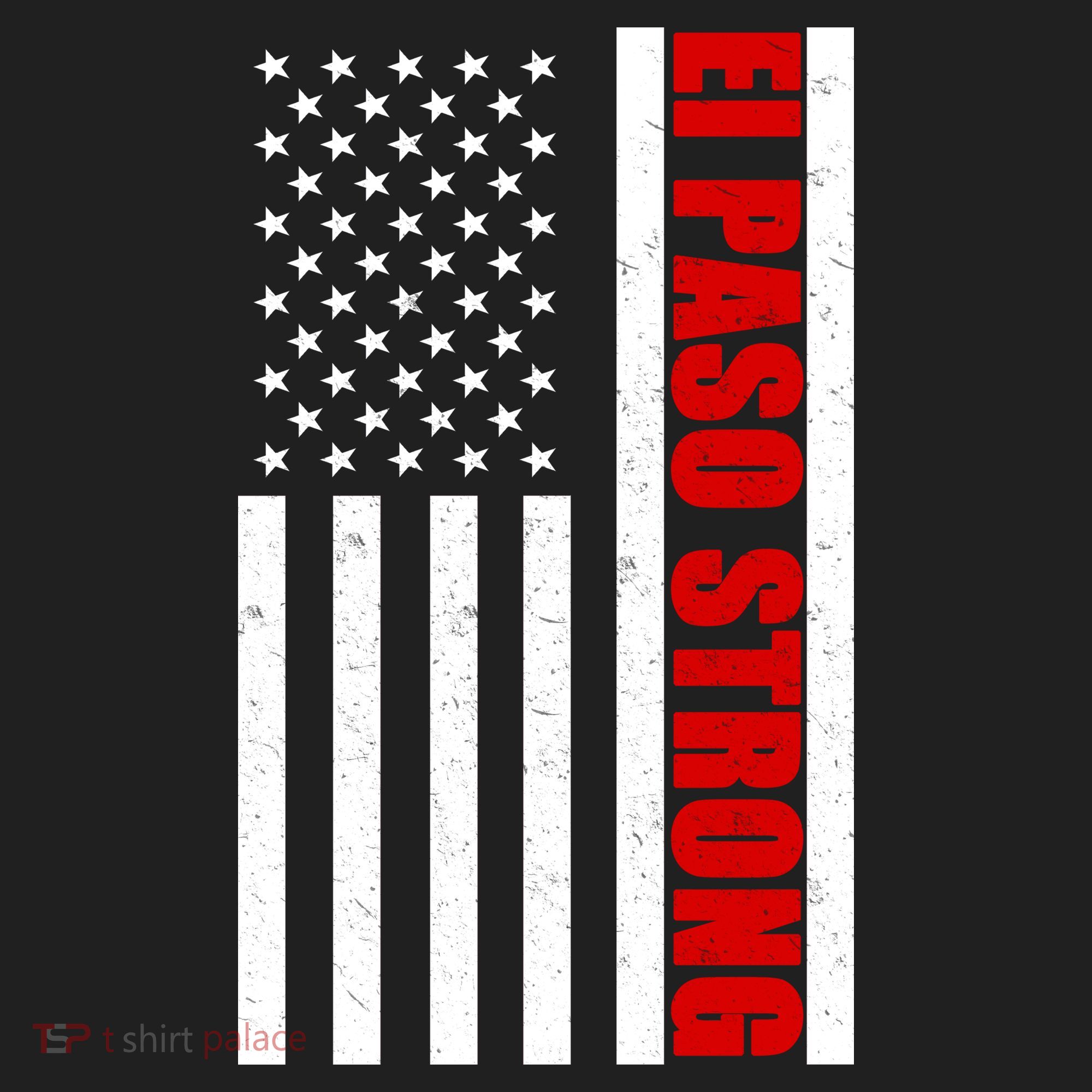 El Paso Strong American Flag Women's Sweatshirt
