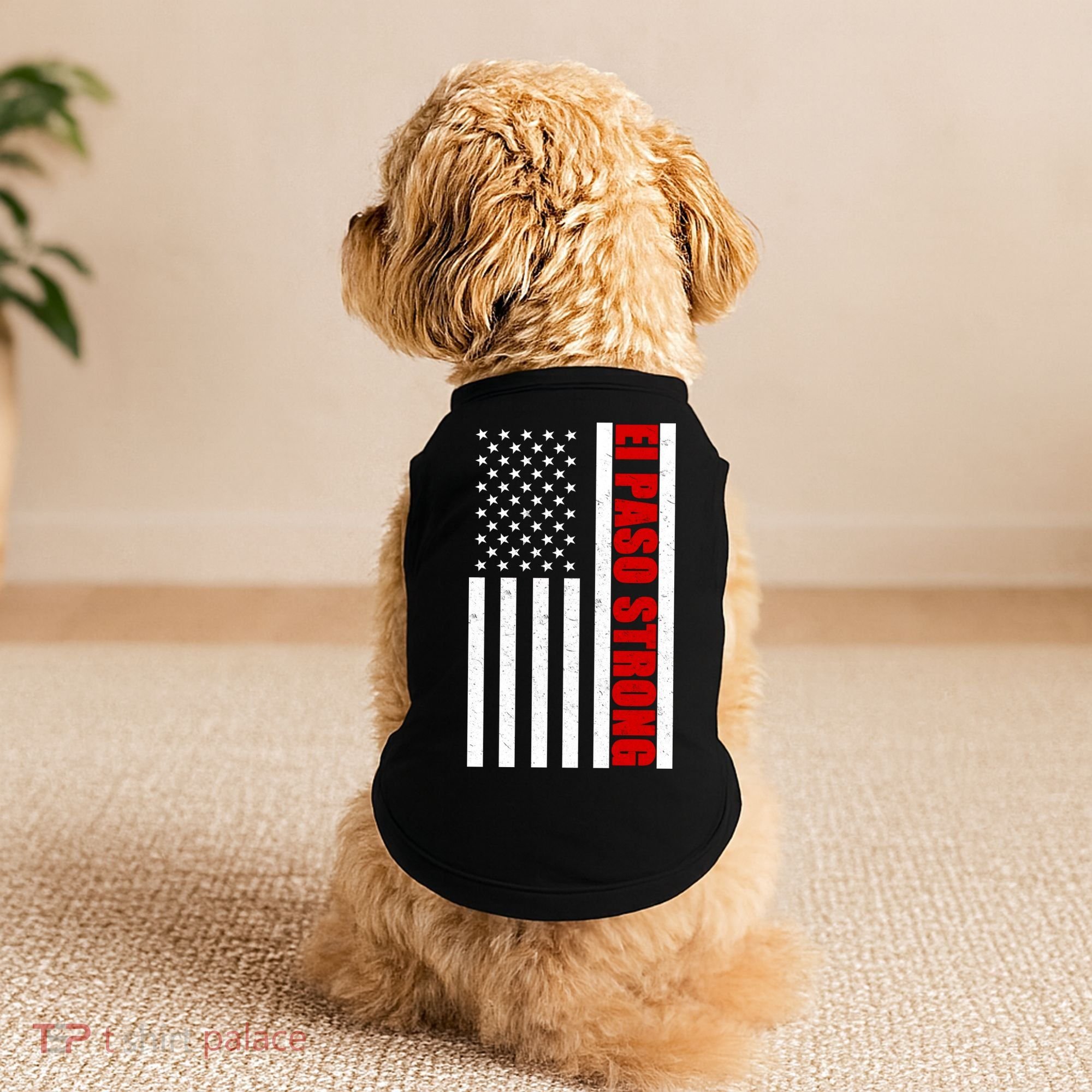 El Paso Strong American Flag Doggie Tank