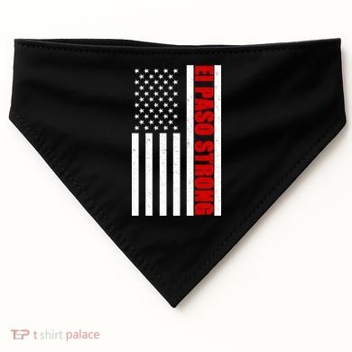 El Paso Strong American Flag USA-Made Doggie Bandana