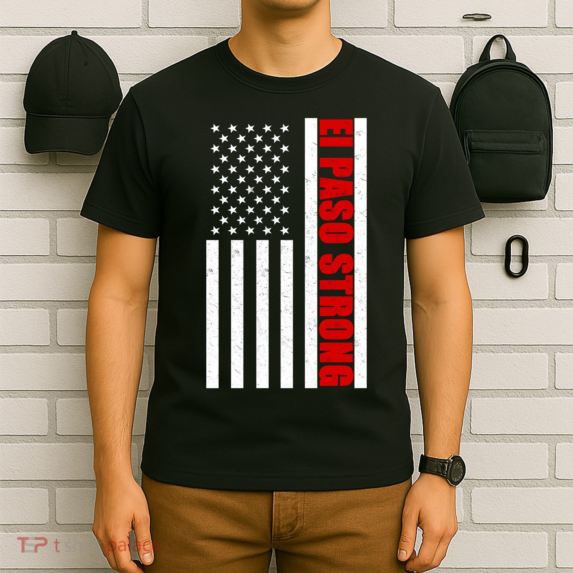 El Paso Strong American Flag T-Shirt