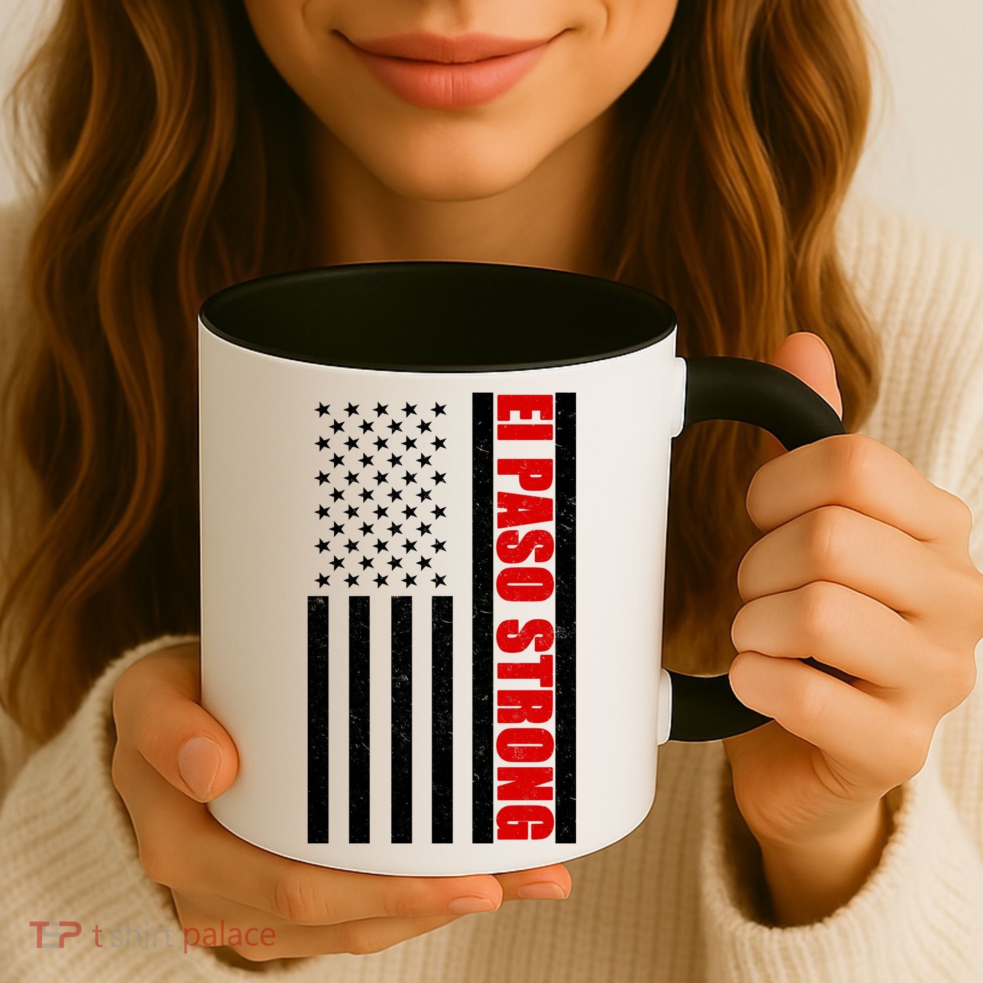 El Paso Strong American Flag Coffee Mug