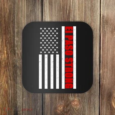 El Paso Strong American Flag Coaster