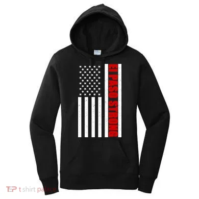 El Paso Strong American Flag Women's Hoodie