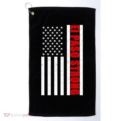 El Paso Strong American Flag Golf Towel