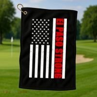 El Paso Strong American Flag Golf Towel thumb 1