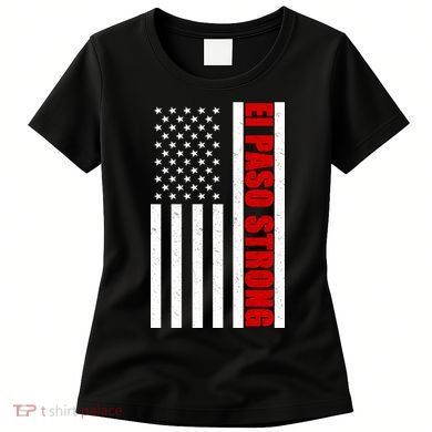 El Paso Strong American Flag Women's T-Shirt