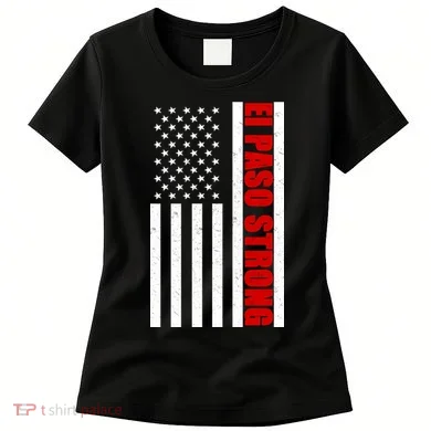 El Paso Strong American Flag Women's T-Shirt