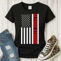 El Paso Strong American Flag Women's T-Shirt thumb 3