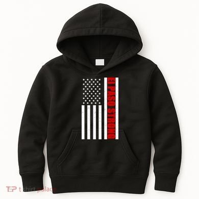 El Paso Strong American Flag Kids Hoodie