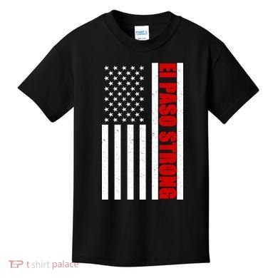 El Paso Strong American Flag Kids T-Shirt
