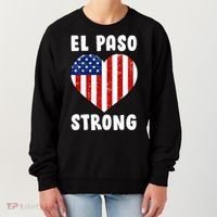 El Paso Strong American Texas Heart Women's Sweatshirt thumb 0