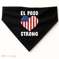 El Paso Strong American Texas Heart USA-Made Doggie Bandana thumb 0