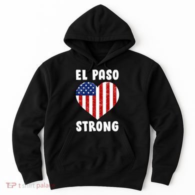El Paso Strong American Texas Heart Hoodie
