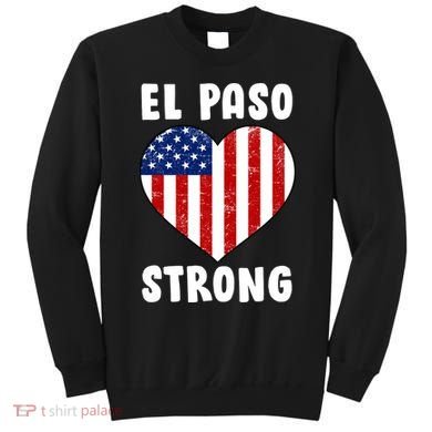 El Paso Strong American Texas Heart Sweatshirt