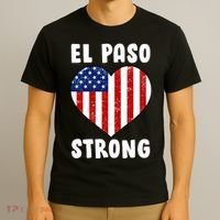 El Paso Strong American Texas Heart T-Shirt thumb 3