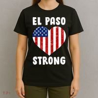 El Paso Strong American Texas Heart T-Shirt thumb 4