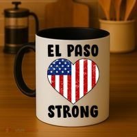 El Paso Strong American Texas Heart Coffee Mug thumb 4
