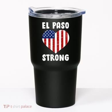 El Paso Strong American Texas Heart Tumbler