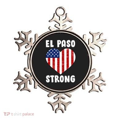 El Paso Strong American Texas Heart Ornament
