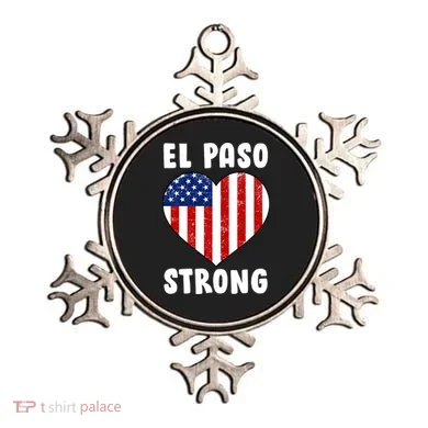 El Paso Strong American Texas Heart Ornament