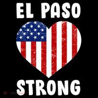 El Paso Strong American Texas Heart Ornament thumb 1