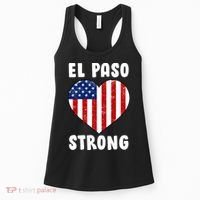 El Paso Strong American Texas Heart Women's Tank Top thumb 0
