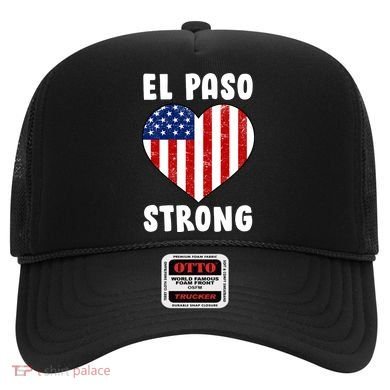 El Paso Strong American Texas Heart Hat