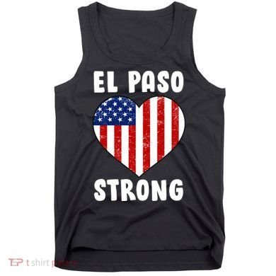 El Paso Strong American Texas Heart Tank Top