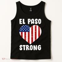 El Paso Strong American Texas Heart Tank Top thumb 2