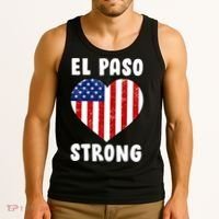 El Paso Strong American Texas Heart Tank Top thumb 3