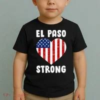 El Paso Strong American Texas Heart Toddler T-Shirt thumb 2