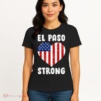 El Paso Strong American Texas Heart Women's T-Shirt thumb 4