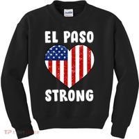 El Paso Strong American Texas Heart Kids Sweatshirt thumb 0