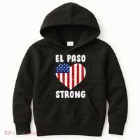 El Paso Strong American Texas Heart Kids Hoodie thumb 0