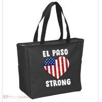 El Paso Strong American Texas Heart Tote Bag thumb 2